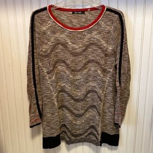 Nic + Zoe lightweight sweater size L